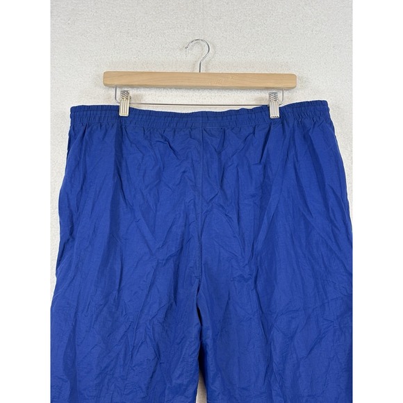 Vintage Puma Track Pants Y2K Mens Large Blue Windbreaker Sweatpants Athletic NEW - Picture 4 of 11